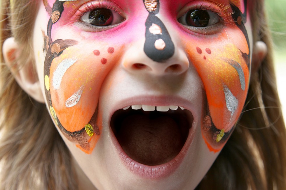 Photography Ashlyn With Her Face Painted At The Bronx Zoo